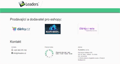 Desktop Screenshot of 4leaders.cz